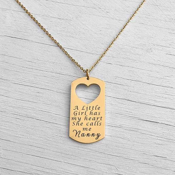 Nanny on sale necklace gold