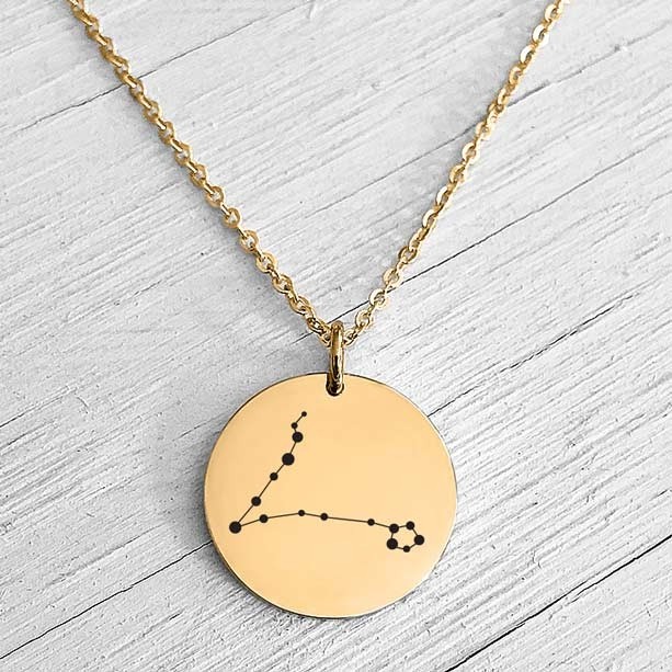 Aquarius Constellation Necklace Night Sky – Carla De La Cruz Jewelry
