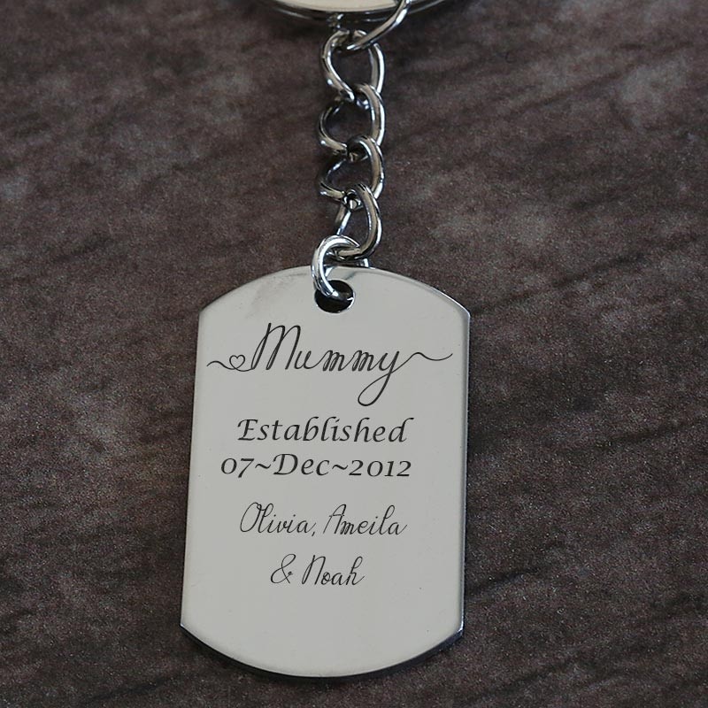 Mum keyring