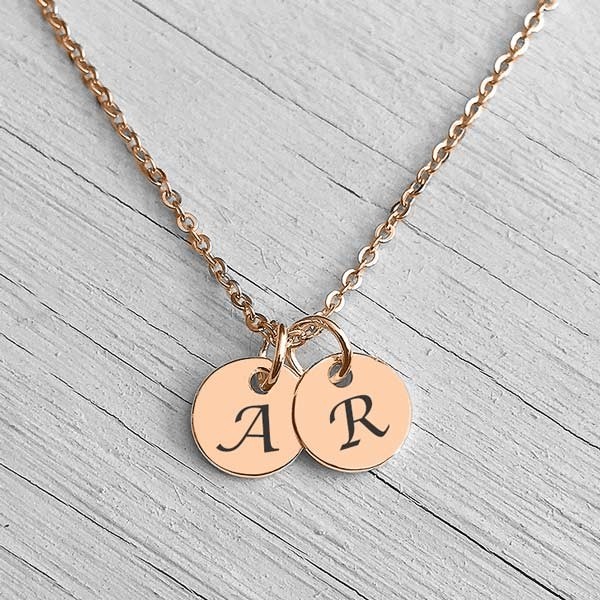 Buy Gold Plated N - Initial Pendant Necklace by MNSH Online at Aza Fashions.