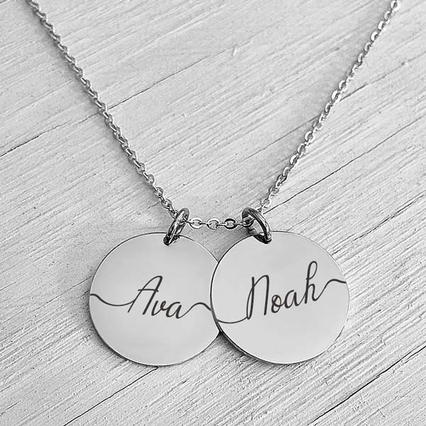 Noah name necklace clearance