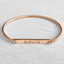 Rose Gold Name Bracelet