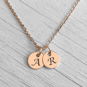 Initial a pendant sale gold